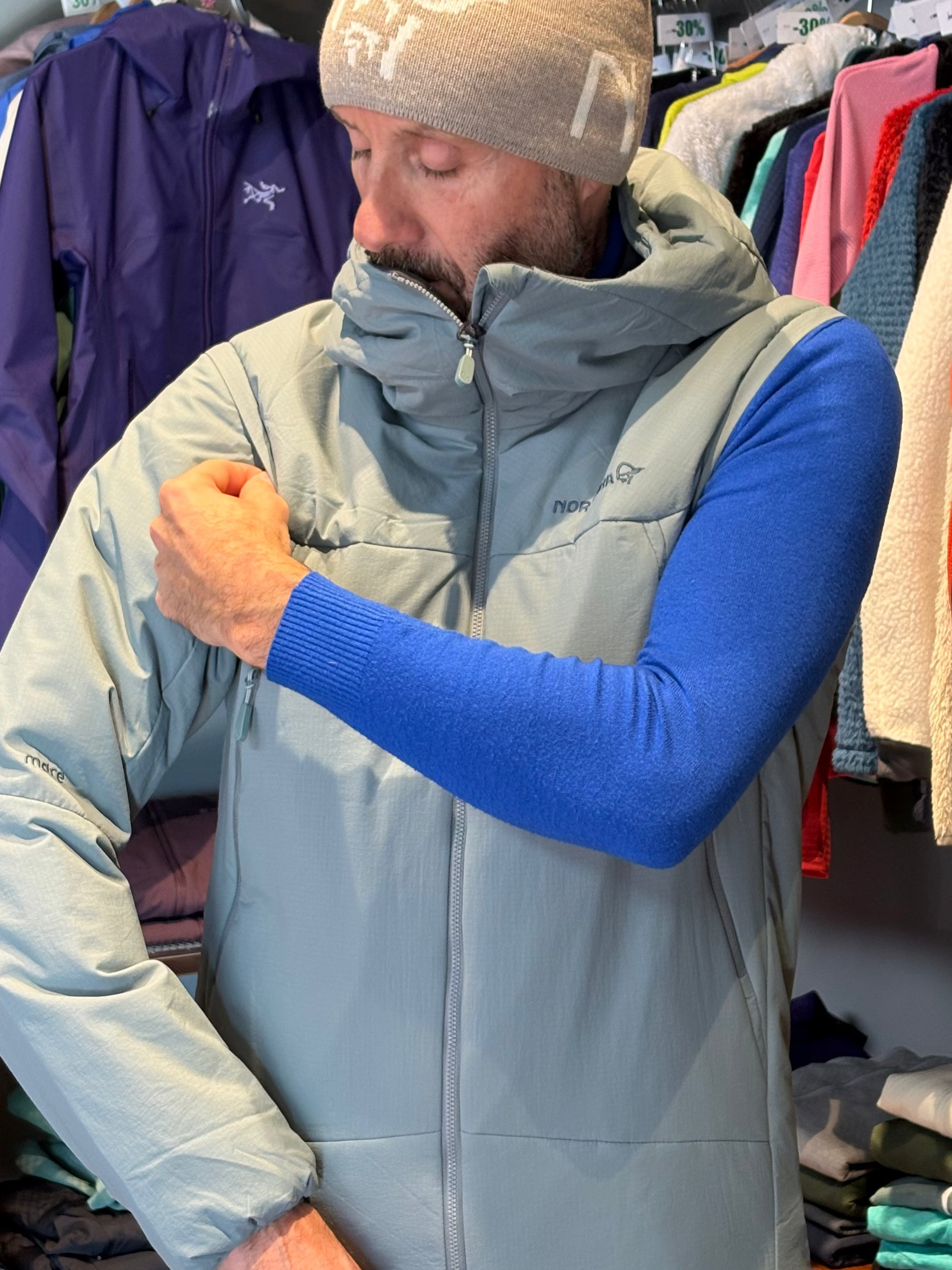 NORRONA MORE THERMO60 AERO200 JACKET UOMO