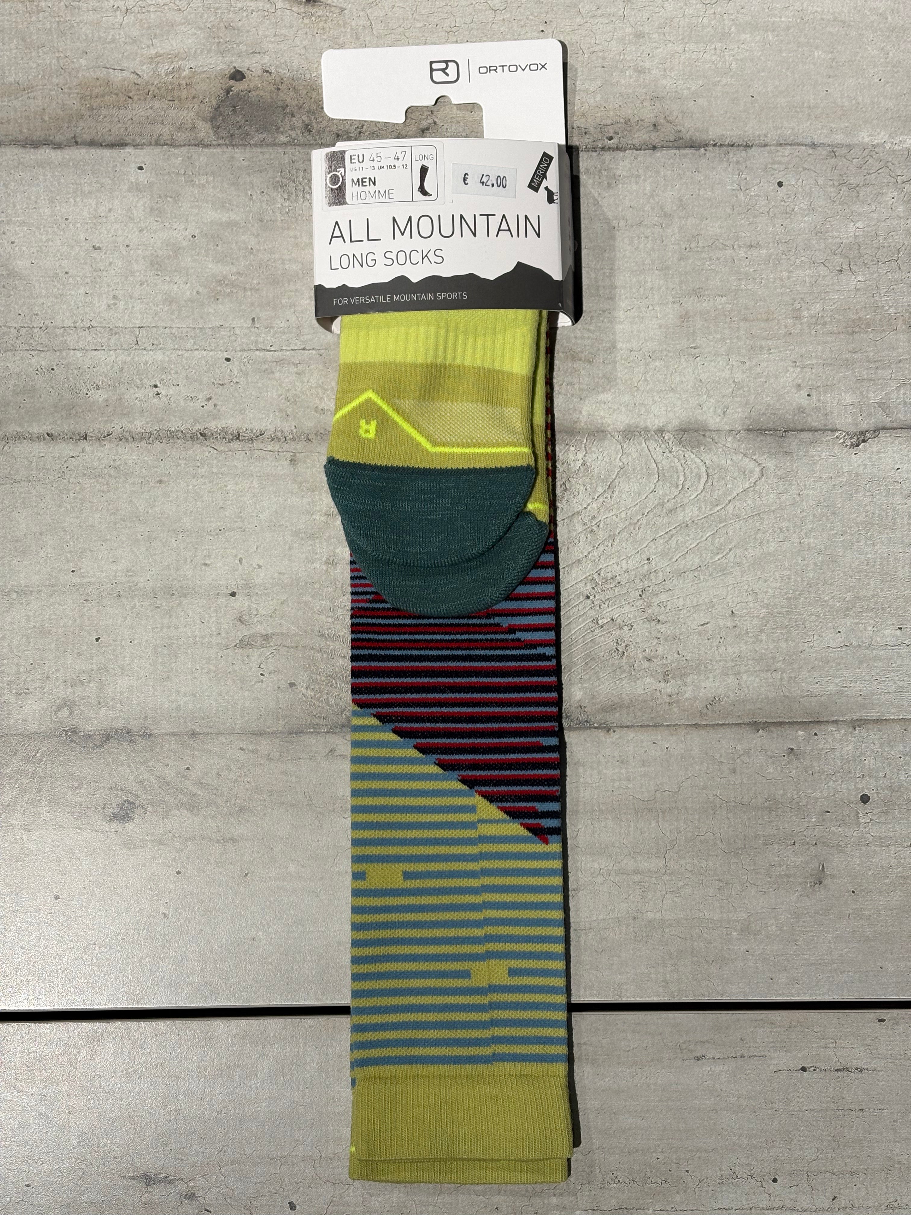 ORTOVOX ALL MOUNTAIN LONG SOCKS uomo