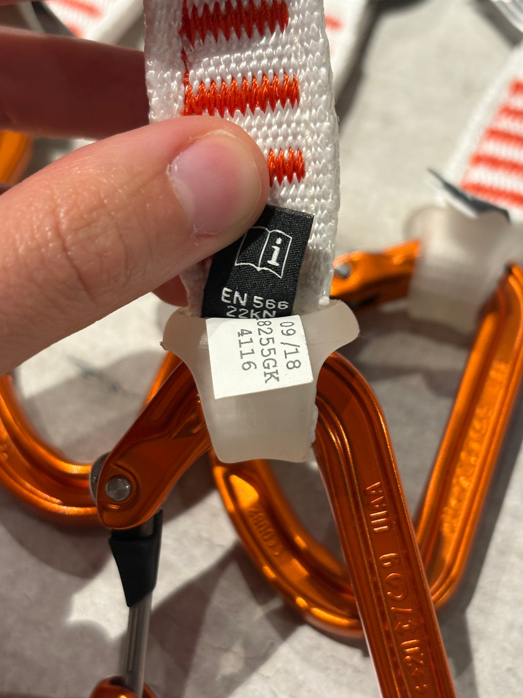 SET 6 RINVII ANGE FINESSE S+S PETZL