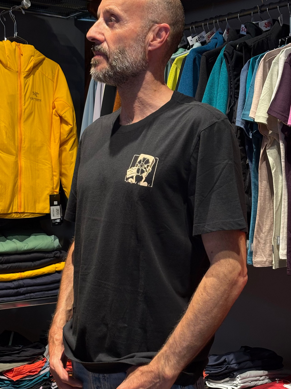 PRANA EVERYDAY STORYBOOK SS TEE uomo