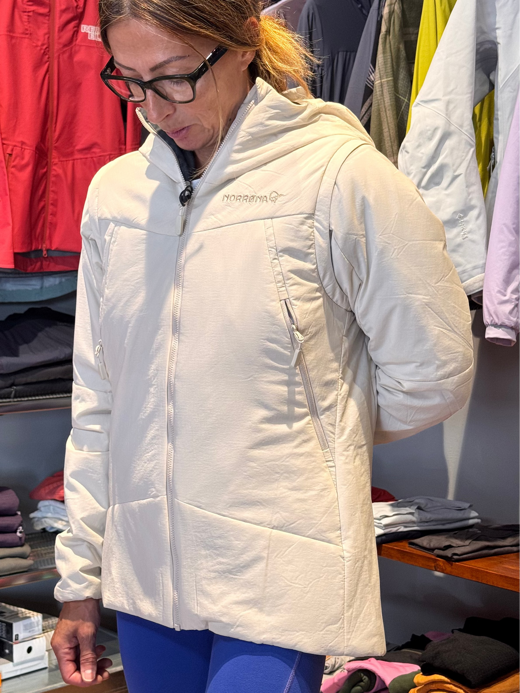 NORRONA MORE THERMO60 AERO200 JACKET donna