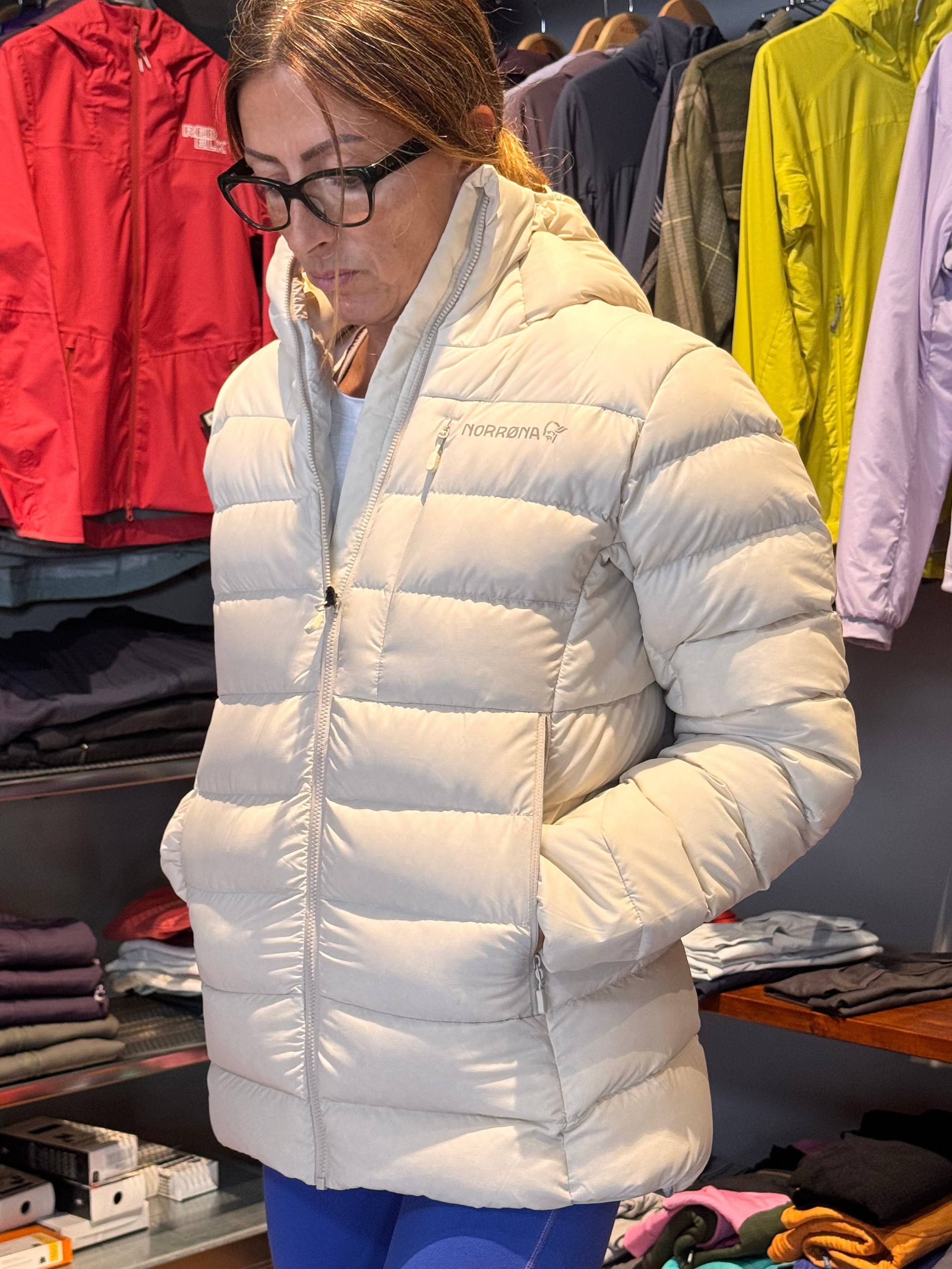 NORRONA FEMUND DOWN 700 ZIP HOOD donna