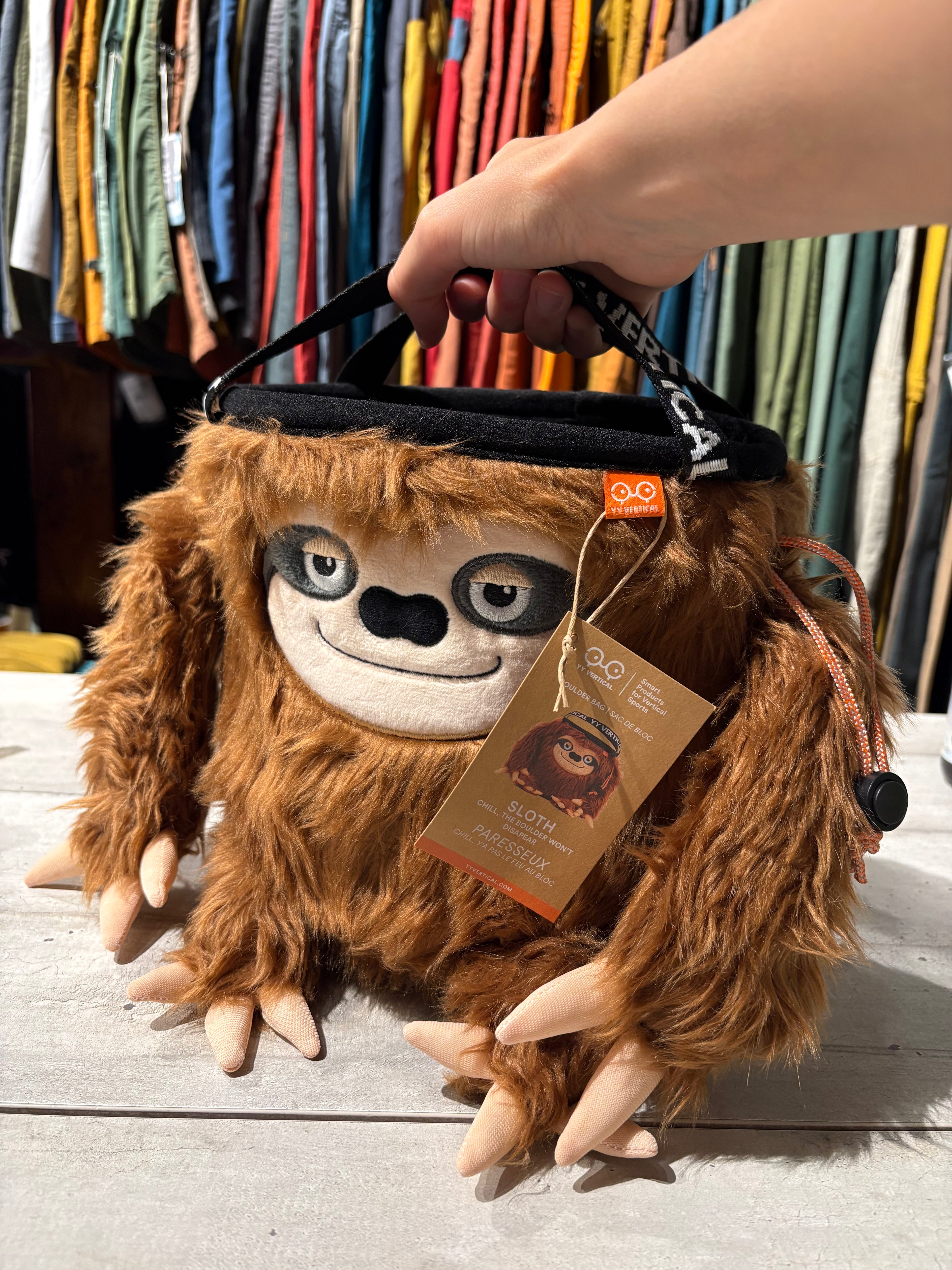 YY VERTICAL BOULDER CHALK BAG SLOTH