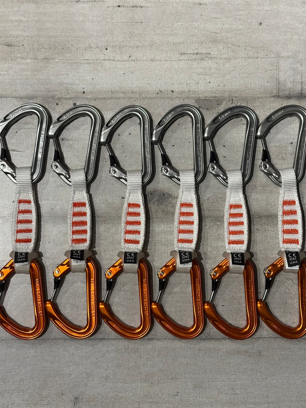 SET 6 RINVII ANGE FINESSE S+S PETZL