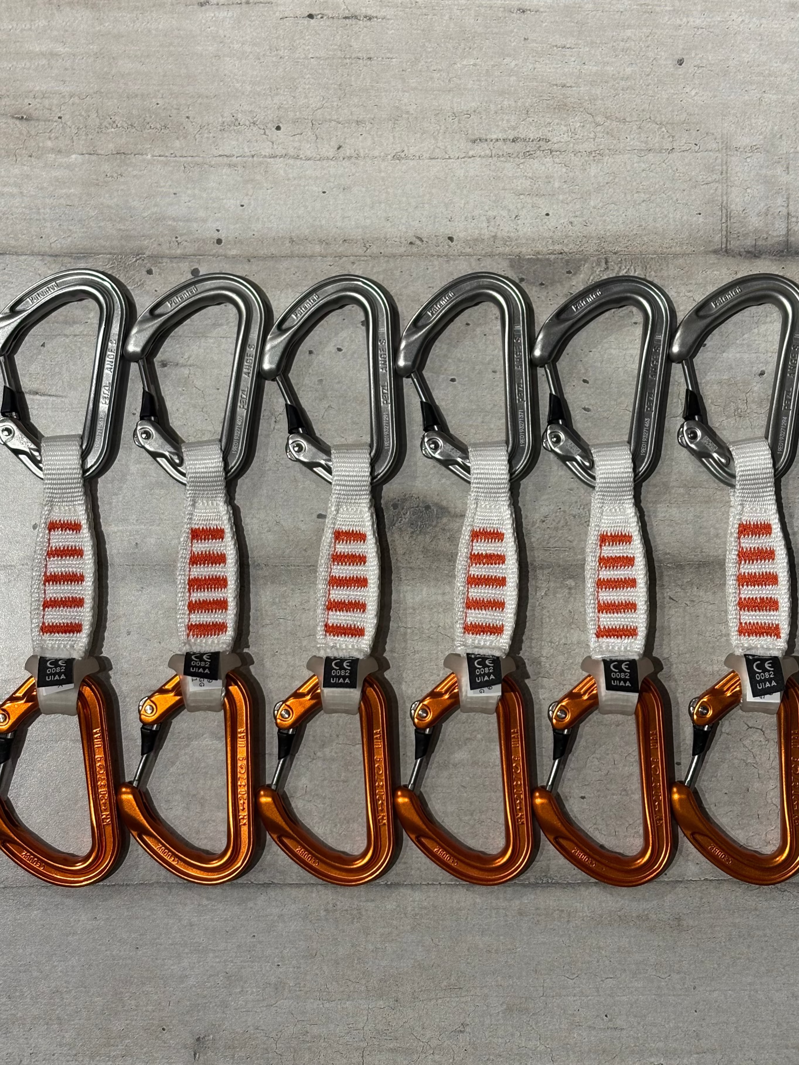 SET 6 RINVII ANGE FINESSE S+S PETZL