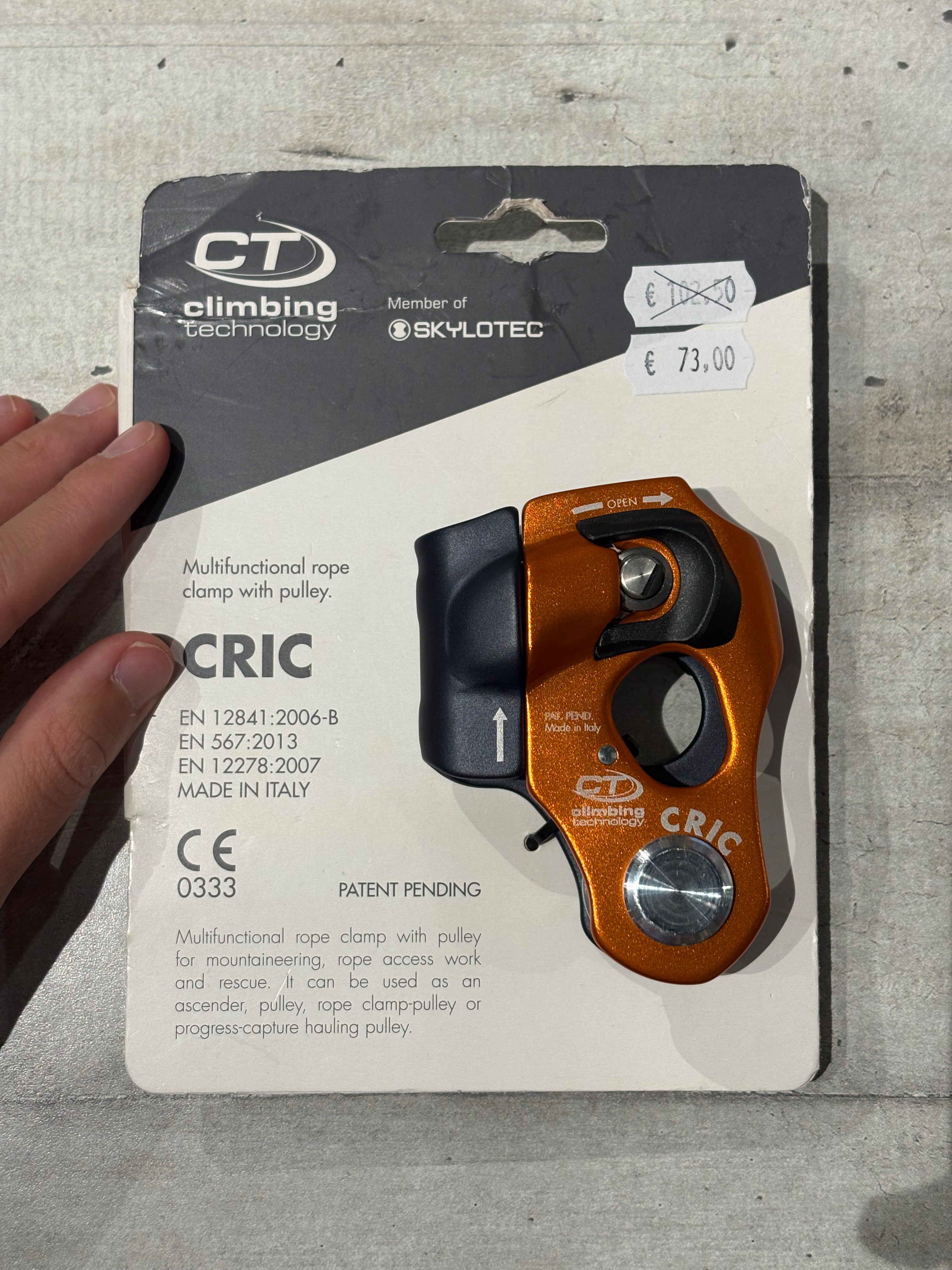 CLIMBING TECHNOLOGY CRIC
