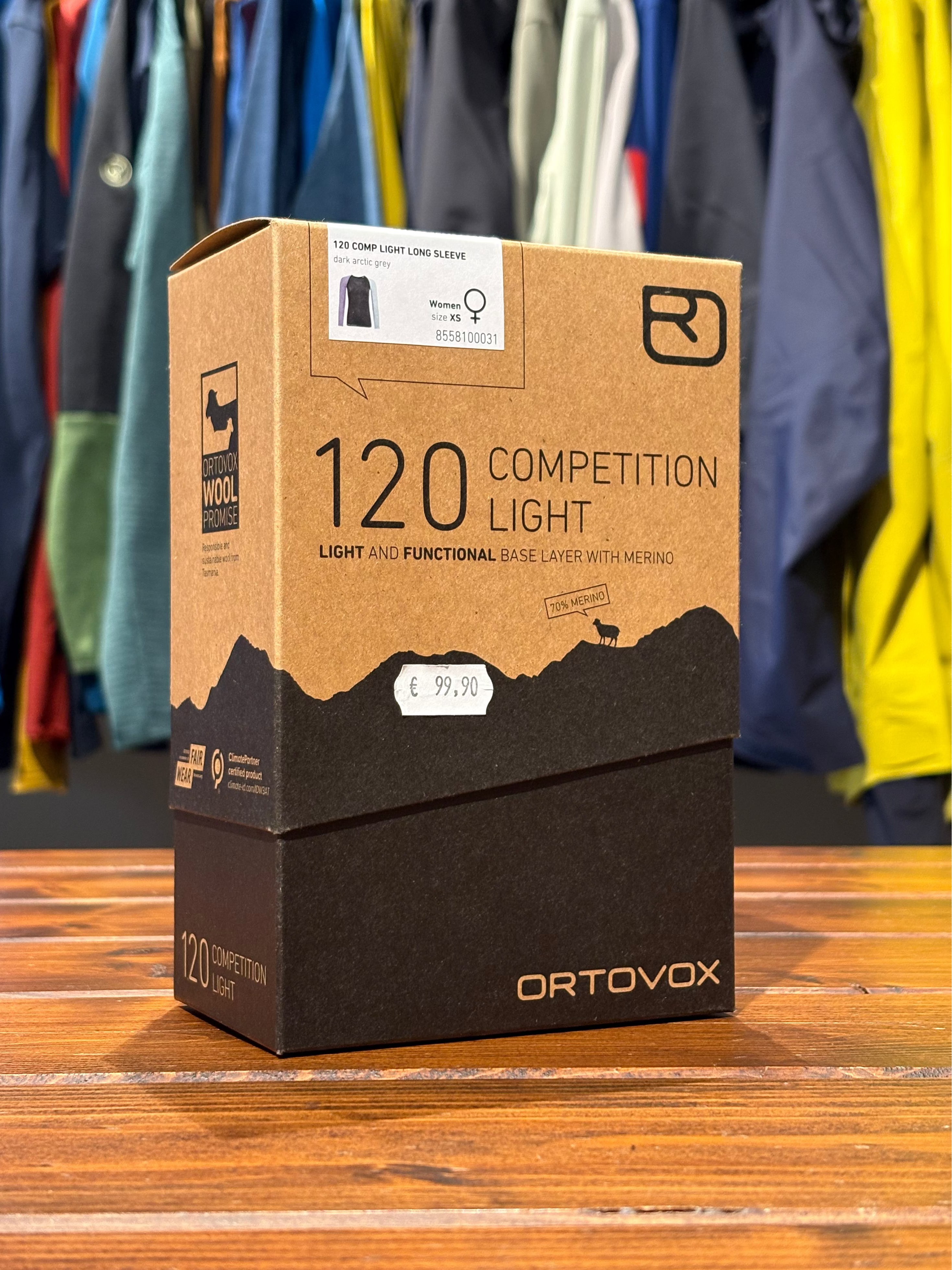 ORTOVOX BASE LAYER 120 COMP LIGHT LS donna