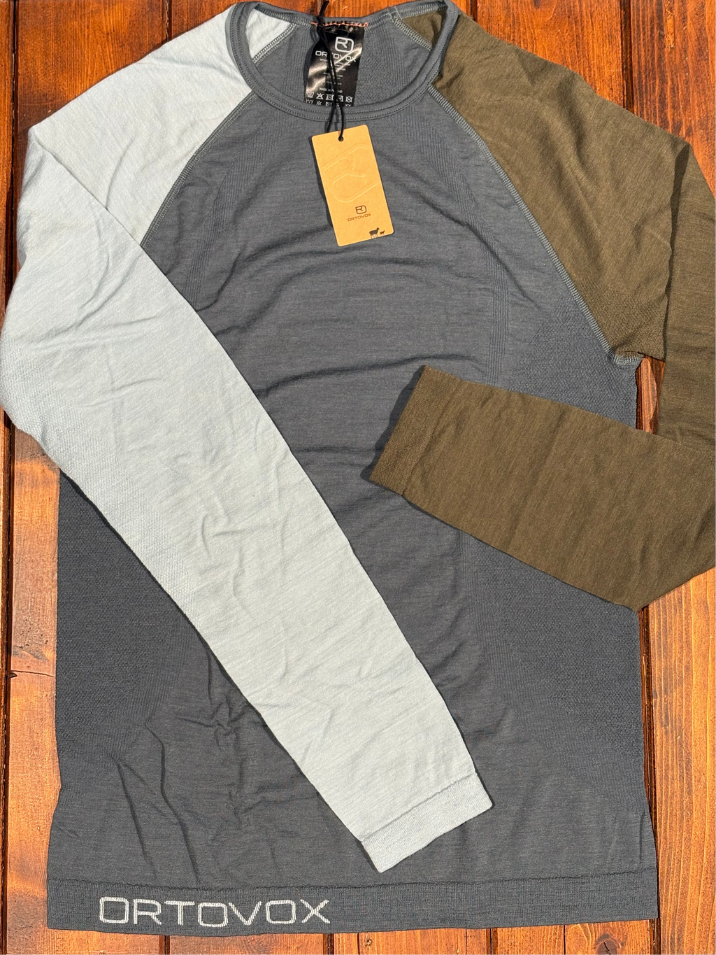 ORTOVOX BASE LAYER 120 COMP LIGHT LS uomo