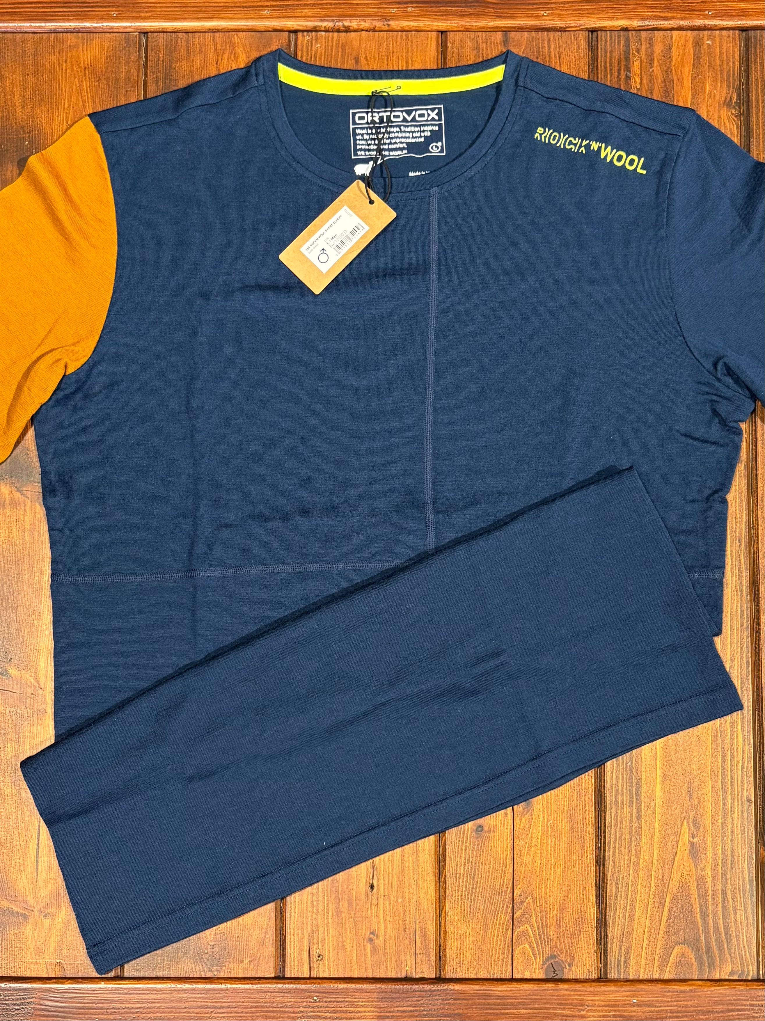 ORTOVOX 185 ROCK'N'WOOL SS uomo