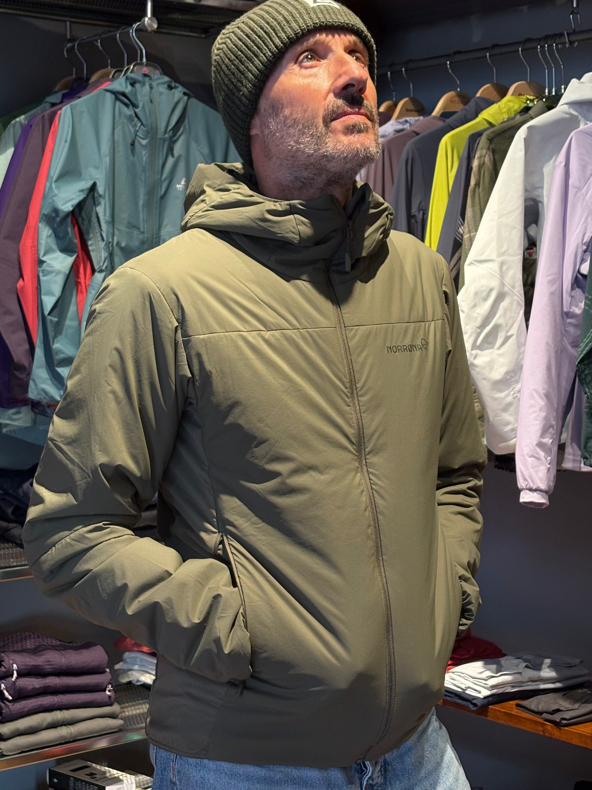 NORRONA FEMUND THERMO60 ZIP HOOD uomo