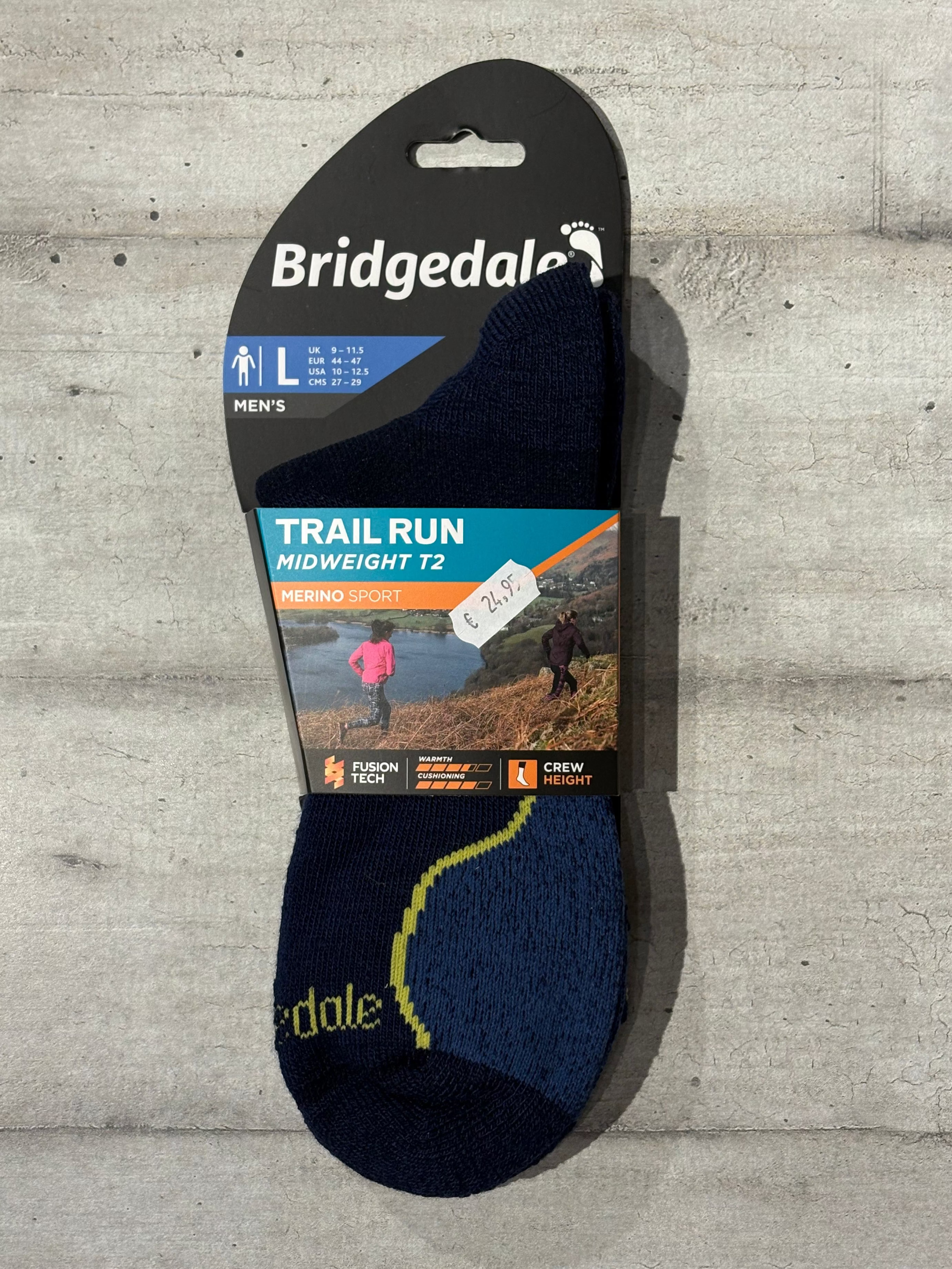 BRIDGEDALE TRAIL RUN MIDWEIGHT T2 MERINO SPORT uomo